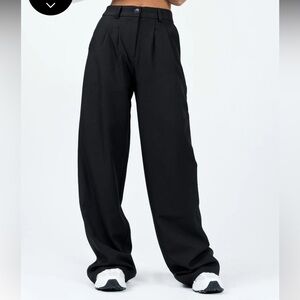 Princess Polly Black Trouser Pants
